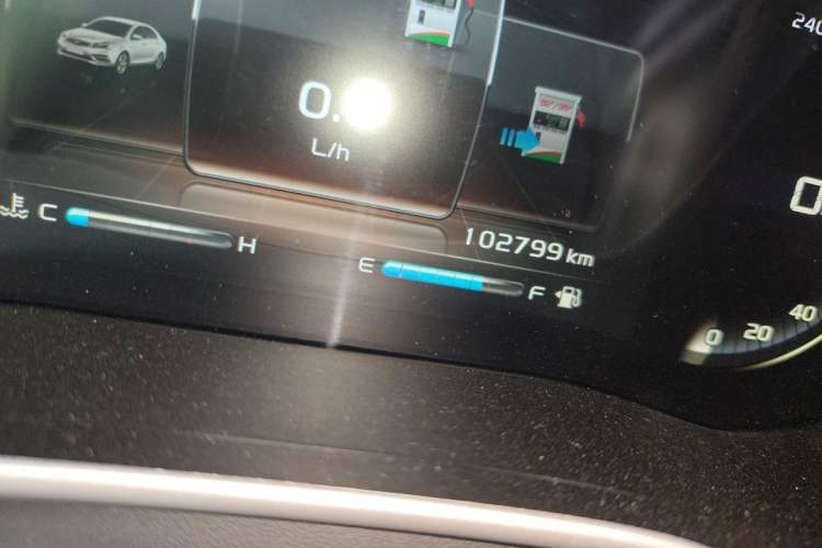 Used Geely Auto Emgrand 2018 1.5L CVT Upward Connect Edition Odometer Close Up
