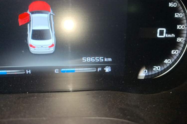 Used Geely Auto Emgrand 2018 1.5L CVT Upward Connect Edition Odometer Close Up