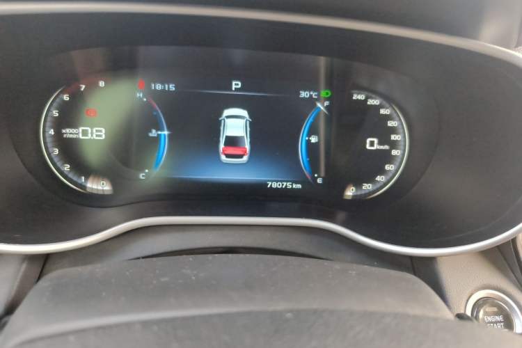 Used Geely Auto Emgrand 2018 1.5L CVT Upward Connect Edition Odometer Close Up