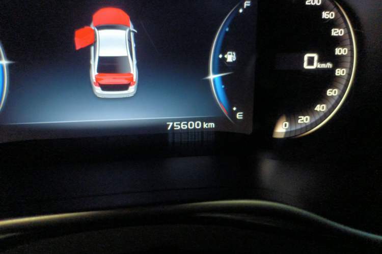 Used Geely Auto Emgrand 2018 1.5L CVT Upward Connect Edition Odometer Close Up