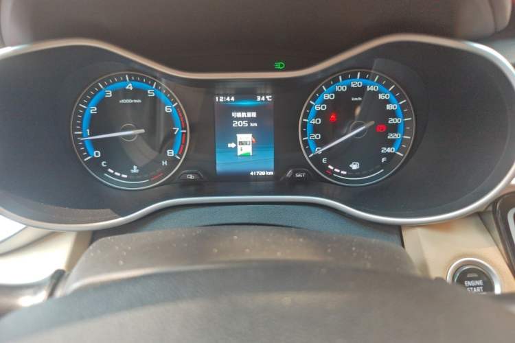 Used Geely Auto Emgrand 2018 1.5L Manual Luxury Model Odometer Close Up