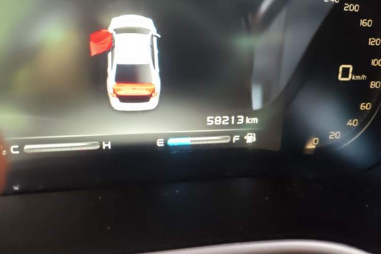 Used Geely Auto Emgrand 2018 1.5L CVT Upward Connect Edition Odometer Close Up