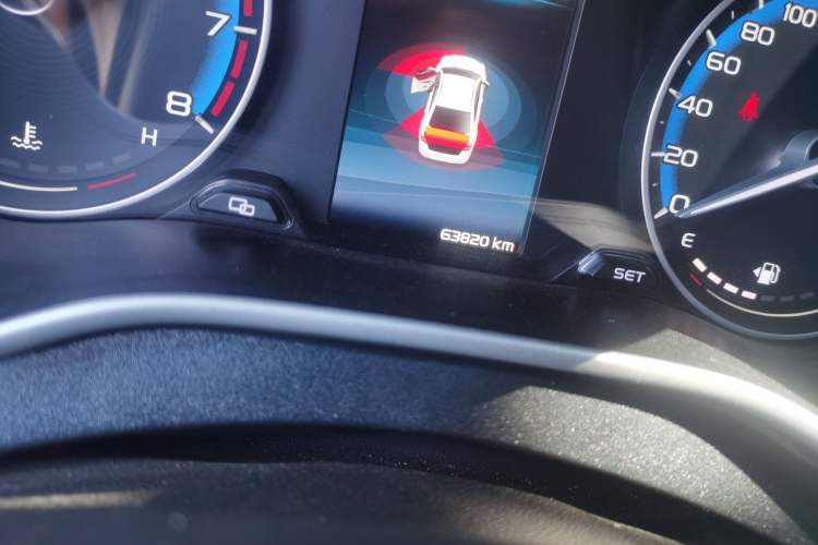 Used Geely Auto Emgrand 2018 1.5L Manual Luxury Model Odometer Close Up