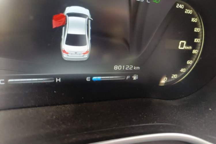 Used Geely Auto Emgrand 2018 1.5L CVT Upward Connect Edition Odometer Close Up