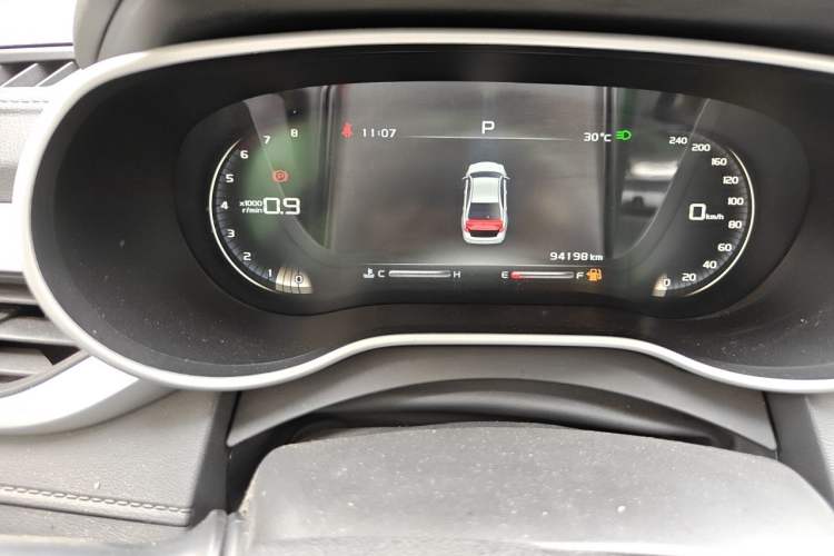 Used Geely Auto Emgrand 2018 1.5L CVT Upward Connect Edition Odometer Close Up