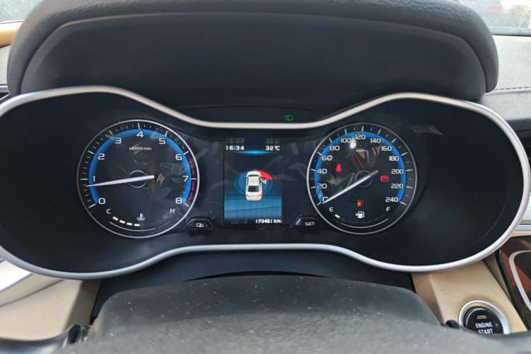 Used Geely Auto Emgrand 2018 1.5L Manual Luxury Model Odometer Close Up