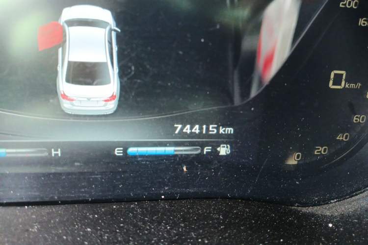 Used Geely Auto Emgrand 2018 1.5L CVT Upward Connect Edition Odometer Close Up
