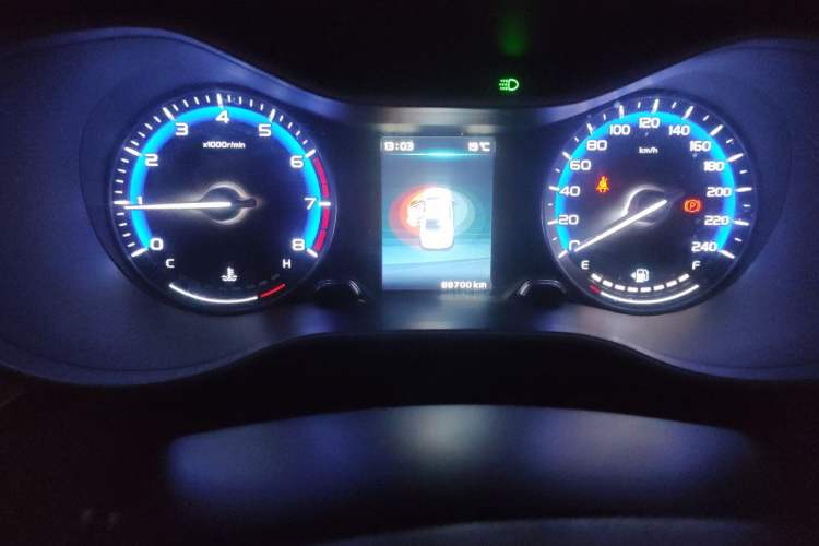 Used Geely Auto Emgrand 2018 1.5L Manual Luxury Model Odometer Close Up