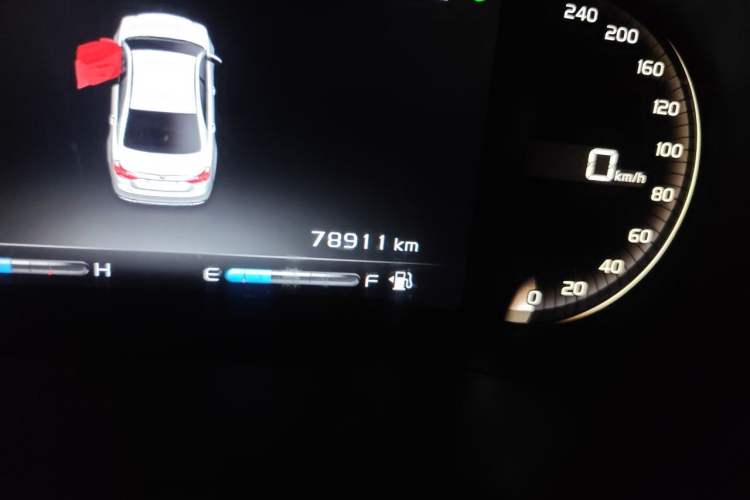 Used Geely Auto Emgrand 2018 1.5L CVT Upward Connect Edition Odometer Close Up