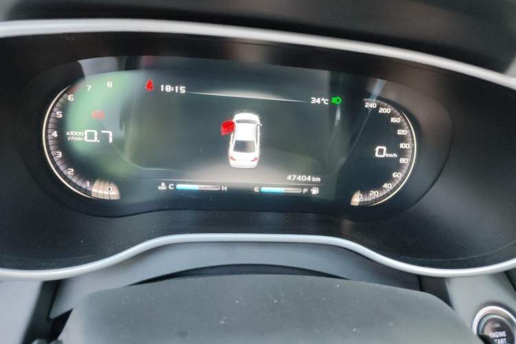 Used Geely Auto Emgrand 2018 1.5L Manual Upward Connect Edition Odometer Close Up
