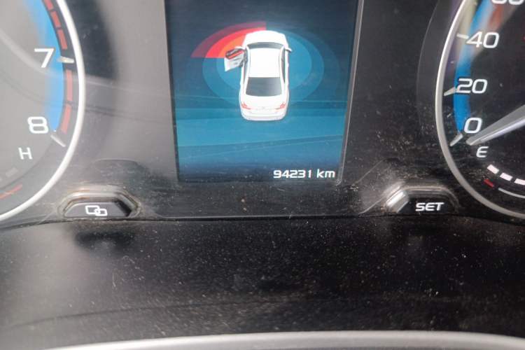 Used Geely Auto Emgrand 2018 1.5L Manual Luxury Model Odometer Close Up