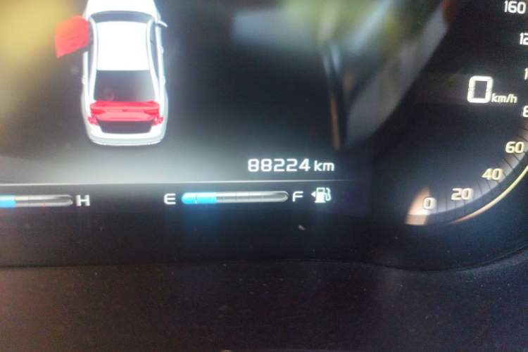 Used Geely Auto Emgrand 2018 1.5L CVT Upward Connect Edition Odometer Close Up