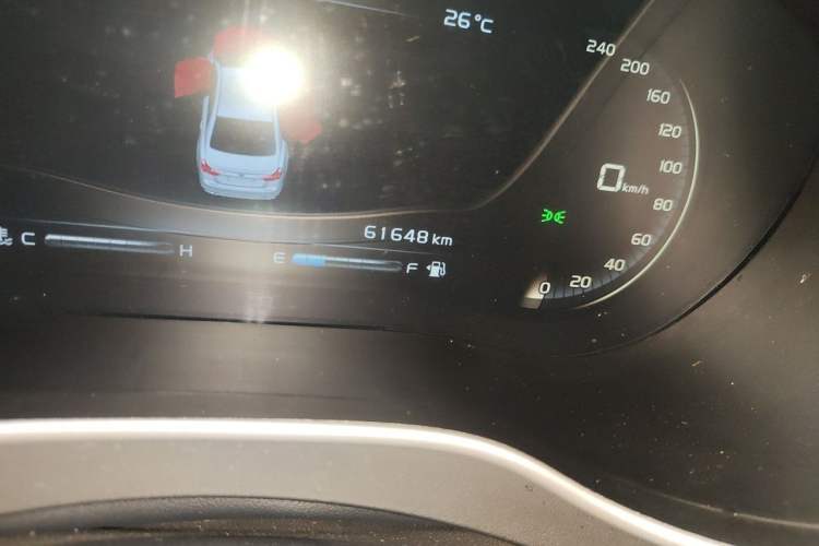 Used Geely Auto Emgrand 2018 1.5L Manual Upward Connect Edition Odometer Close Up