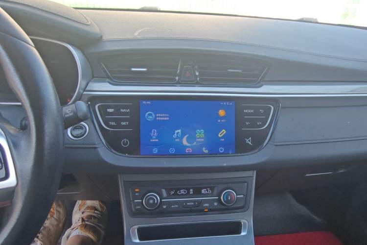 Used Geely Auto Emgrand 2019 Leading Edition 1.5L Manual Upgraded Connectivity Model China VI Standard Audio And AC Panel