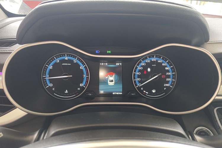 Used Geely Auto Emgrand 2019 Leading Edition 1.5L Manual Luxury Model China VI Standard Instrument Cluster