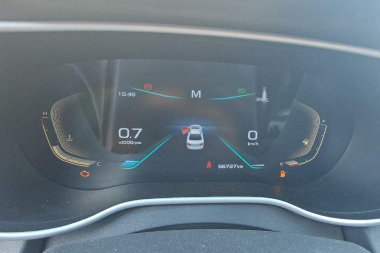 Used Geely Auto Emgrand 2019 Leading Edition 1.5L Manual Upgraded Connectivity Model China VI Standard Instrument Cluster