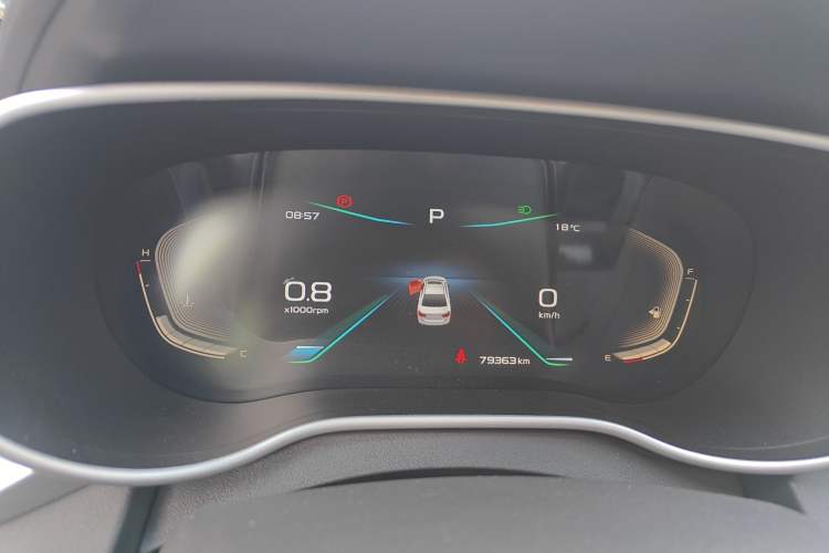Used Geely Auto Emgrand 2019 Leading Edition 1.5L CVT Upward-Connected Model China VI Standard Instrument Cluster