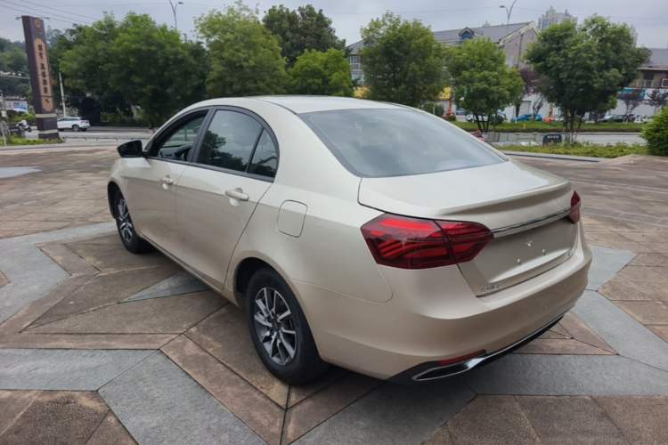 Used Geely Auto Emgrand 2019 Leading Edition 1.5L CVT Luxury Model China VI Standard Rear Left 45 Deg
