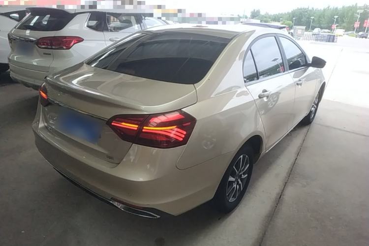 Used Geely Auto Emgrand 2019 Leading Edition 1.5L CVT Luxury Model China VI Standard Rear Right 45 Deg