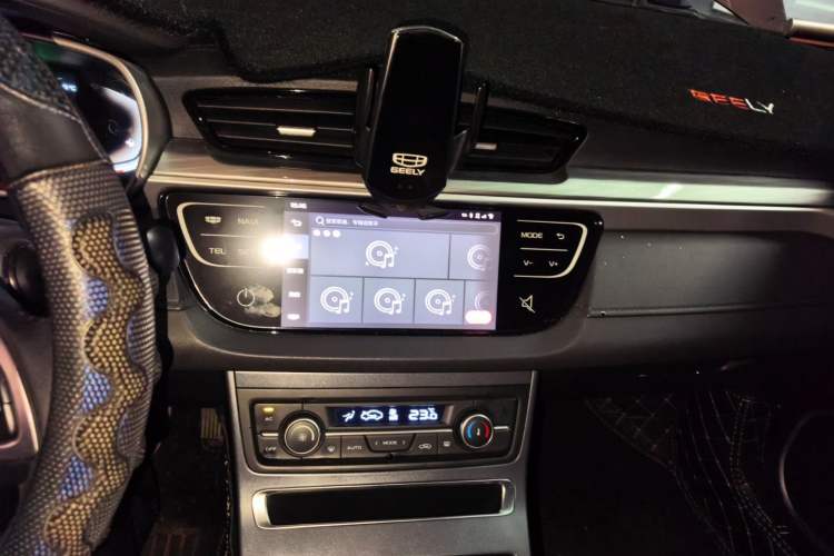 Used Geely Auto Emgrand 2019 Leading Edition 1.5L Manual Upgraded Connectivity Model China V Standard Audio And AC Panel