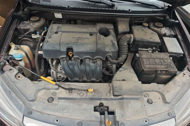 Used Geely Auto Emgrand 2019 Leading Edition 1.5L CVT Upward-Connected Model China VI Standard Engine Bay