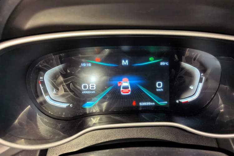 Used Geely Auto Emgrand 2019 Leading Edition 1.5L Manual Upgraded Connectivity Model China V Standard Instrument Cluster