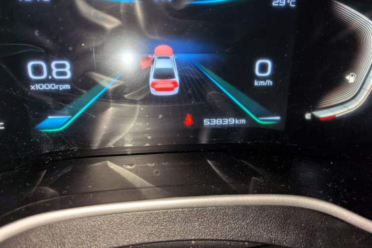 Used Geely Auto Emgrand 2019 Leading Edition 1.5L Manual Upgraded Connectivity Model China V Standard Odometer Close Up