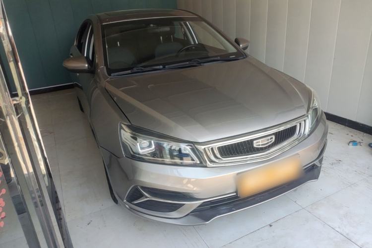 Used Geely Auto Emgrand 2019 Leading Edition 1.5L Manual Upgraded Connectivity Model China VI Standard Front Right 45 Deg