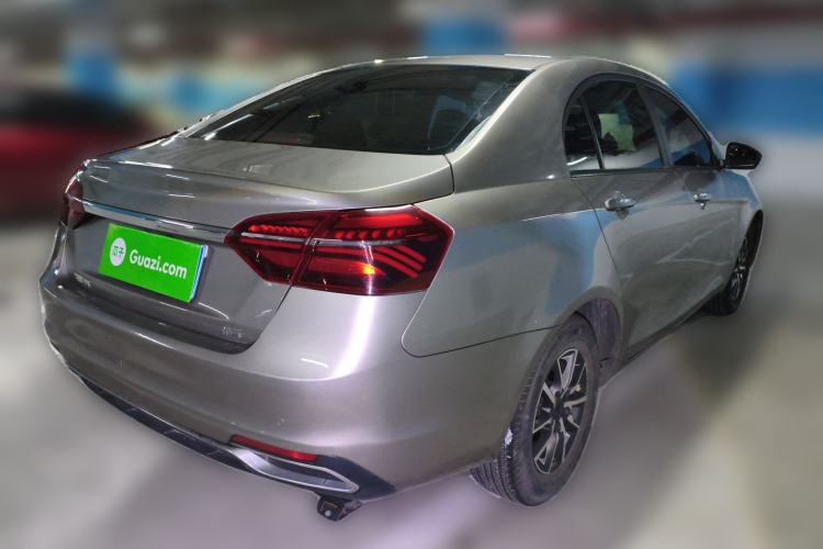 Used Geely Auto Emgrand 2019 Leading Edition 1.5L CVT Luxury Model China VI Standard Rear Right 45 Deg