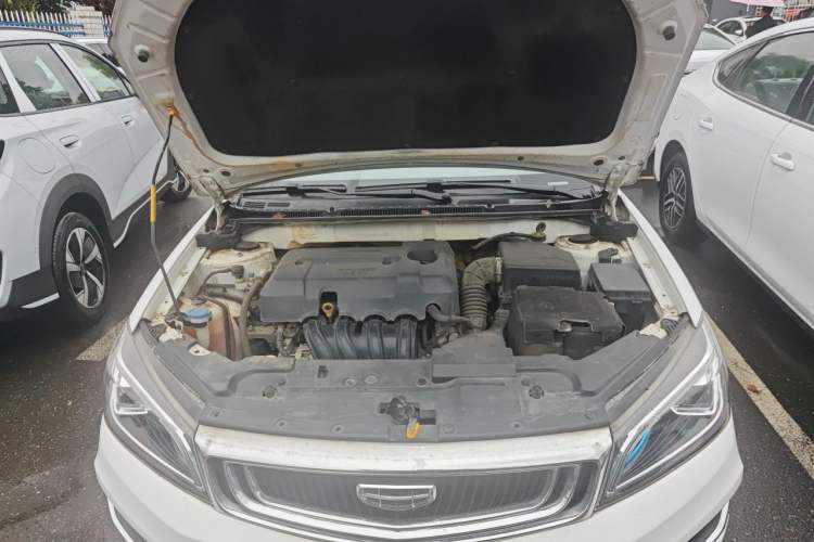 Used Geely Auto Emgrand 2019 Leading Edition 1.5L Manual Upgraded Connectivity Model China VI Standard Engine Bay