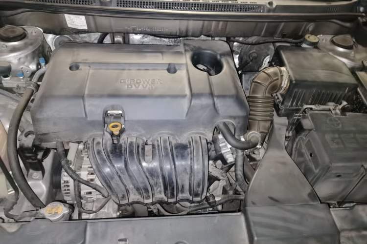 Used Geely Auto Emgrand 2019 Leading Edition 1.5L Manual Upgraded Connectivity Model China VI Standard Engine Bay