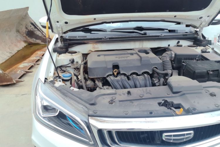 Used Geely Auto Emgrand 2019 Leading Edition 1.5L Manual Upgraded Connectivity Model China VI Standard Engine Bay Right