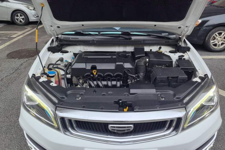 Used Geely Auto Emgrand 2019 Leading Edition 1.5L CVT Upward Asian Games Edition China VI Engine Bay