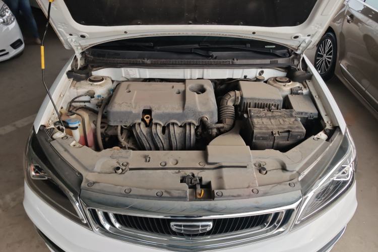 Used Geely Auto Emgrand 2019 Leading Edition 1.5L Manual Upgraded Connectivity Model China VI Standard Engine Bay