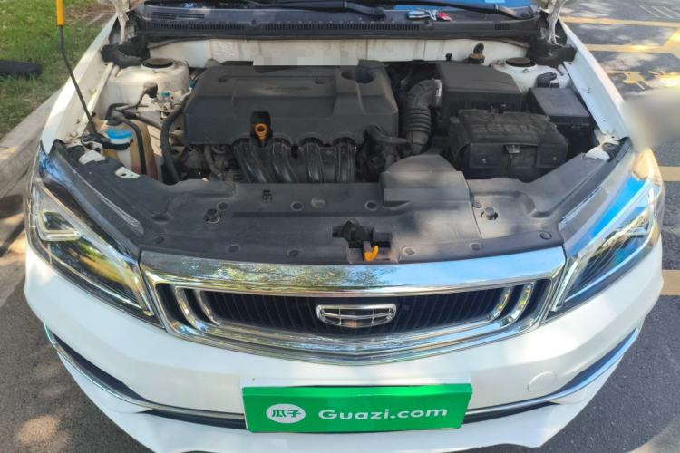 Used Geely Auto Emgrand 2019 Leading Edition 1.5L Manual Upgraded Connectivity Model China VI Standard Engine Bay