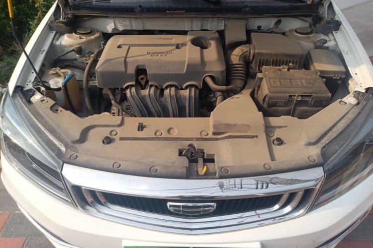 Used Geely Auto Emgrand 2019 Leading Edition 1.5L CVT Luxury Model China VI Standard Engine Bay