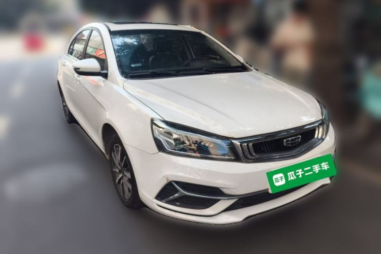 Used Geely Auto Emgrand 2019 Leading Edition 1.5L Manual Upgraded Connectivity Model China VI Standard Front Right 45 Deg