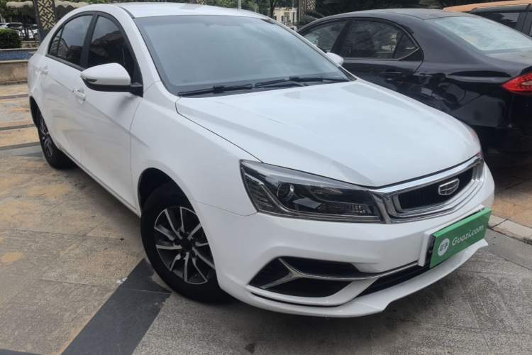 Used Geely Auto Emgrand 2019 Leading Edition 1.5L CVT Luxury Model China VI Standard Front Right 45 Deg