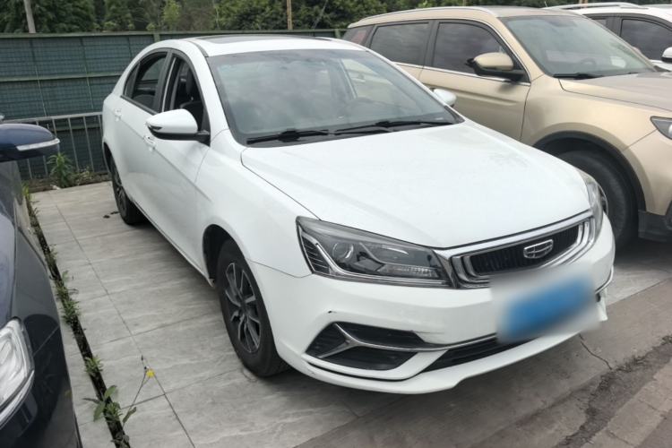 Used Geely Auto Emgrand 2019 Leading Edition 1.5L CVT Luxury Model China VI Standard Front Right 45 Deg