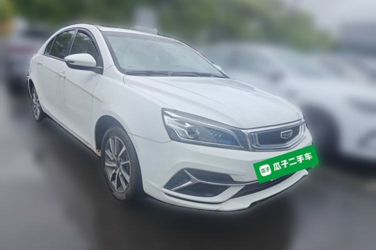Used Geely Auto Emgrand 2019 Leading Edition 1.5L Manual Upgraded Connectivity Model China VI Standard Front Right 45 Deg