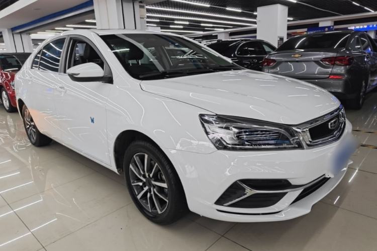 Used Geely Auto Emgrand 2019 Leading Edition 1.5L Manual Upgraded Connectivity Model China VI Standard Front Right 45 Deg