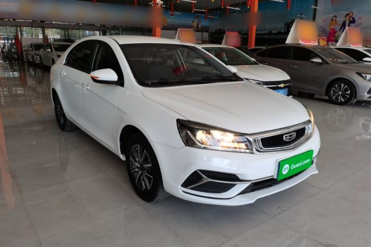 Used Geely Auto Emgrand 2019 Leading Edition 1.5L Manual Luxury Model China VI Standard Front Right 45 Deg