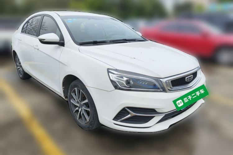 Used Geely Auto Emgrand 2019 Leading Edition 1.5L Manual Upgraded Connectivity Model China VI Standard Front Right 45 Deg