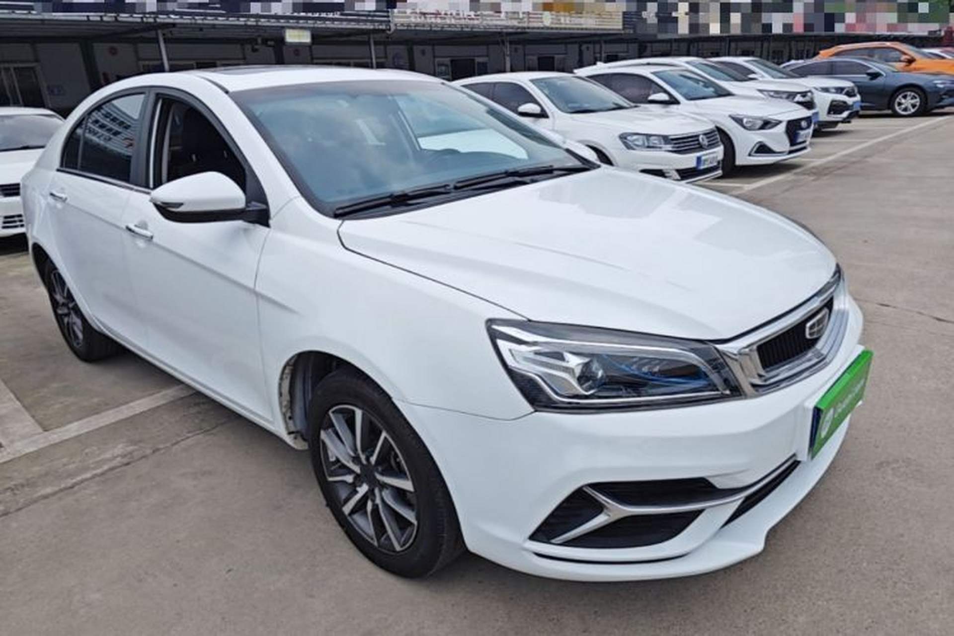 Used Geely Auto Emgrand 2019 Leading Edition 1.5L Manual Upward Asian Games Edition China VI Front Right 45 Deg