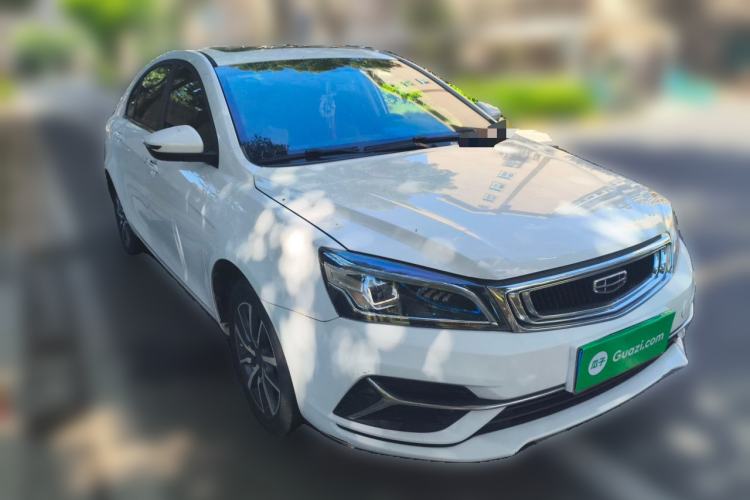 Used Geely Auto Emgrand 2019 Leading Edition 1.5L Manual Upgraded Connectivity Model China VI Standard Front Right 45 Deg