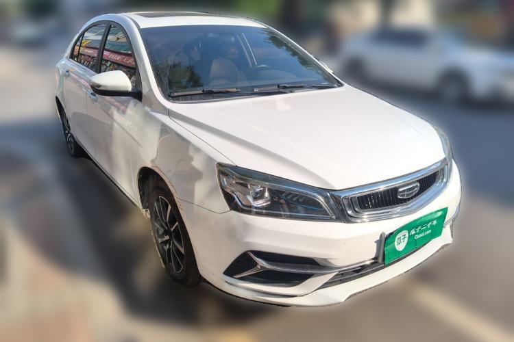 Used Geely Auto Emgrand 2019 Leading Edition 1.5L Manual Upgraded Connectivity Model China VI Standard Front Right 45 Deg