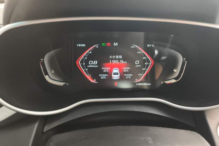 Used Geely Auto Emgrand 2019 Leading Edition 1.5L Manual Upgraded Connectivity Model China VI Standard Instrument Cluster
