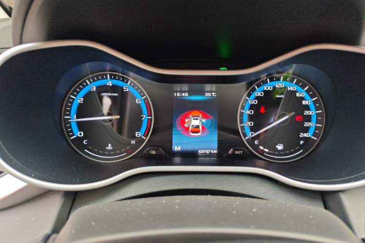 Used Geely Auto Emgrand 2019 Leading Edition 1.5L Manual Luxury Model China VI Standard Instrument Cluster