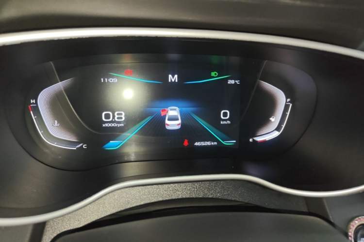Used Geely Auto Emgrand 2019 Leading Edition 1.5L Manual Upgraded Connectivity Model China VI Standard Instrument Cluster