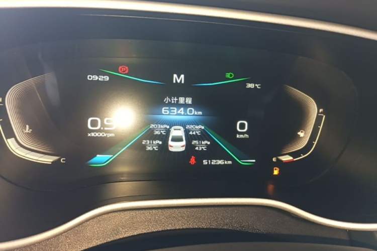 Used Geely Auto Emgrand 2019 Leading Edition 1.5L Manual Upward Asian Games Edition China VI Instrument Cluster